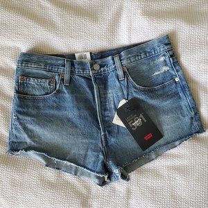 Levi's 501 micro jean shorts